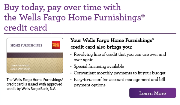 Home furnishing financing offer