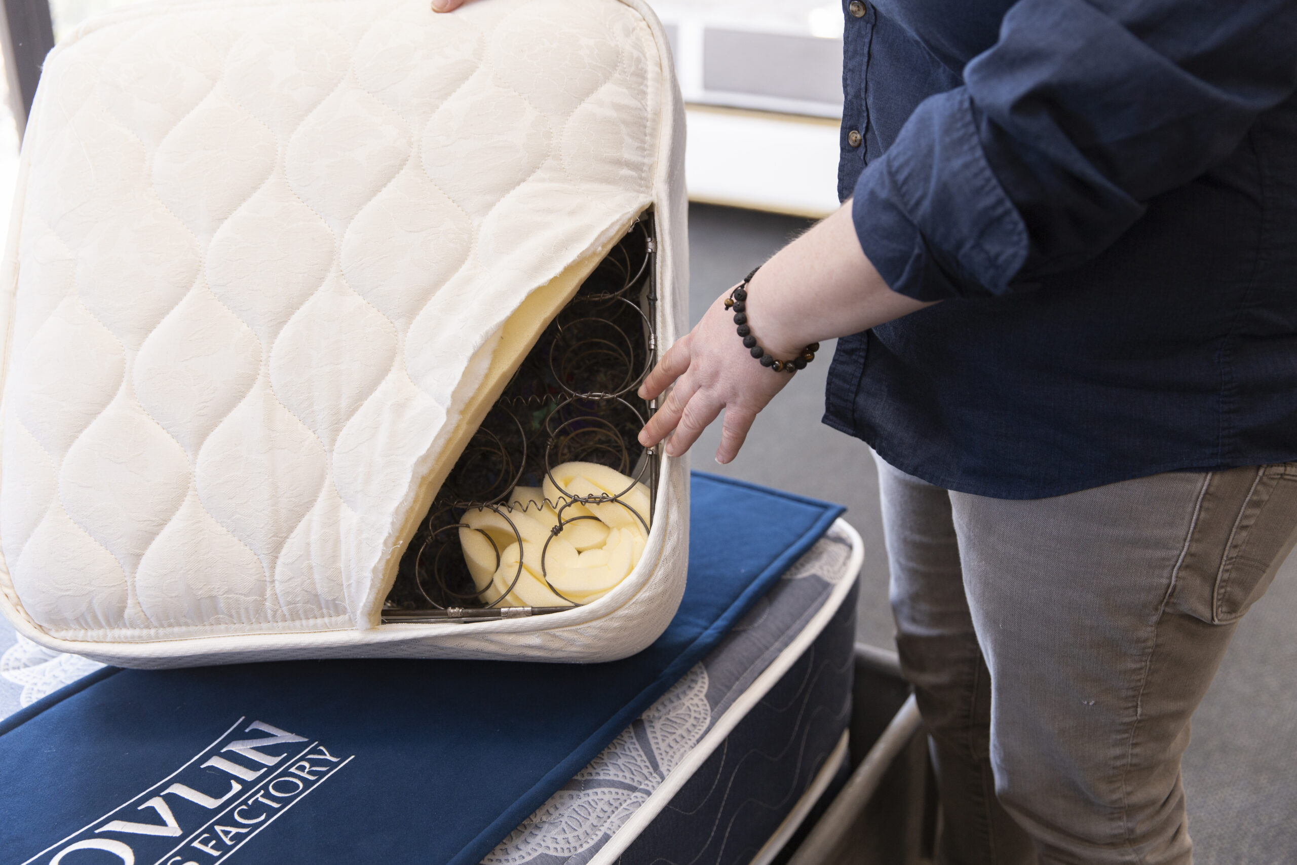 Inside the mattress